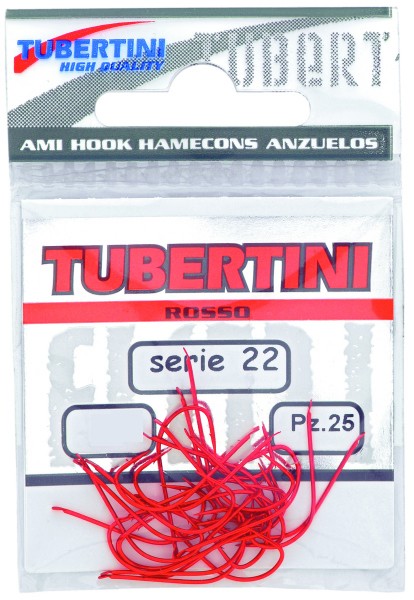 Tubertini Forellenhaken Serie 22 - rot