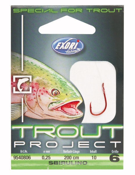 Exori Trout Project Sbirolinohaken - rot